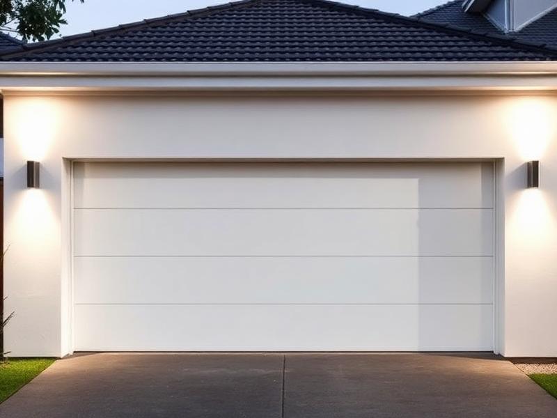 Sectional garage door on Perth home