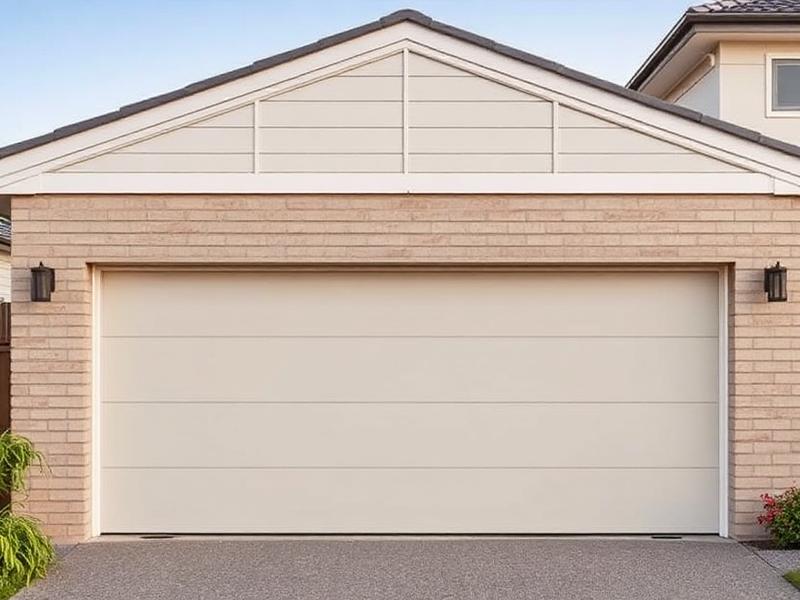 Tilt garage door on Australian home
